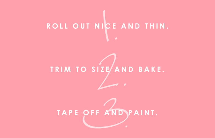 creative index: painted clay earrings