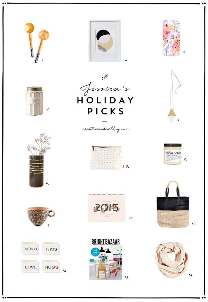 wishlist / gift guide - creative index