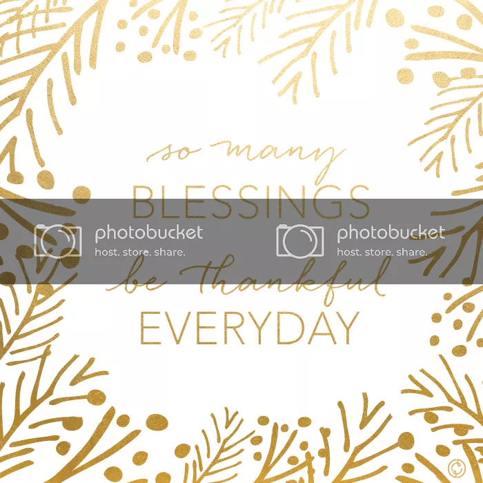  So many blessings, be thankful everyday - free printable by creative index